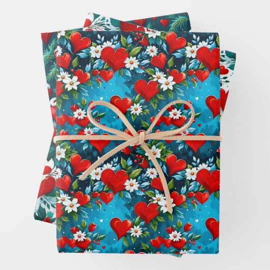 Kersthart Inpakpapier Vel (In situ)