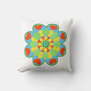 Kersthart Mandala Kussen