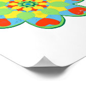 Kersthart Mandala Poster (Hoek)