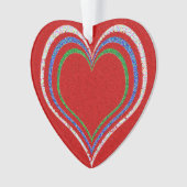 Kersthart - ornament (voorkant)