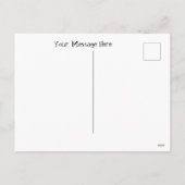 Kersthart Ornament Kitten Feestdagenkaart (Achterkant)