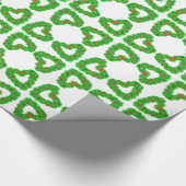 Kersthart Wreath Cadeaupapier (Hoek)