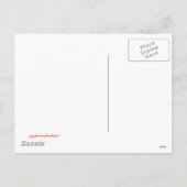 Kersthart Wreath Feestdagenkaart (Achterkant)