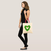 Kersthart Wreath Tote Bag (Voorkant (model))
