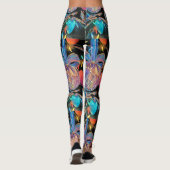 Kerstharten Leggings (Achterkant)