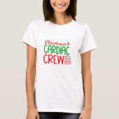 Kersthartpersoneel, cardiologie-afdeling t-shirt (Voorkant)