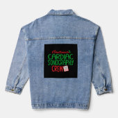 Kersthartsonograaf Denim Jacket (Achterkant)