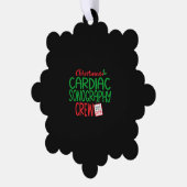Kersthartsonograaf Ornament Kaart (Links)