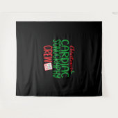 Kersthartsonograaf Wandkleed (Voorkant (horizontaal))