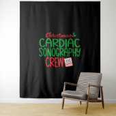 Kersthartsonograaf Wandkleed (In situ)