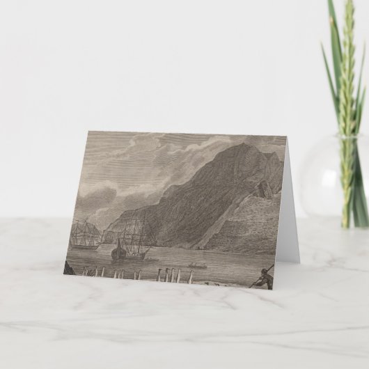 kersthaven feestdagen kaart (Voorkant)