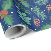 Kerstheilig en knelpunten naadloos patroon 2 cadeaupapier (Rol Hoek)