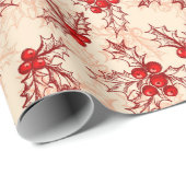 Kerstheilig Patroon Cadeaupapier (Rol Hoek)