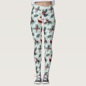 kerstheilig patroon leggings (Voorkant)