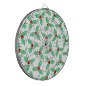 Kerstheilige bessen dartbord (Voorkant Links)