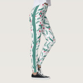 Kerstheilige en hertenpatroon leggings (Rechts)