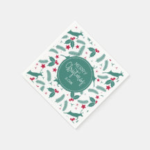 Kerstheilige en hertenpatroon