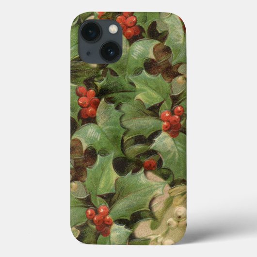 kerstheilige kunst drukt wintergroen af Case-Mate iPhone case (Achterkant)