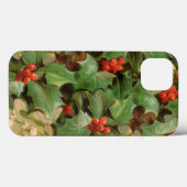 kerstheilige kunst drukt wintergroen af Case-Mate iPhone case (Achterkant (horizontaal))