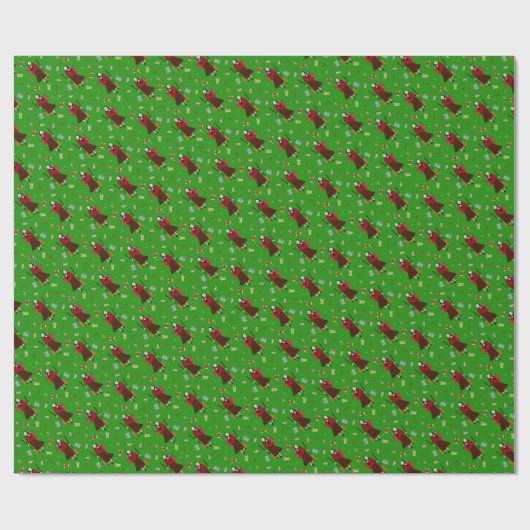 kerstheks Befana Cadeaupapier (Vlak)