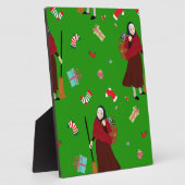 kerstheks Befana Fotoplaat (Zijkant)