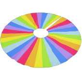 Kerstheldere regenboogboomrok kerstboom rok (Gekanteld)
