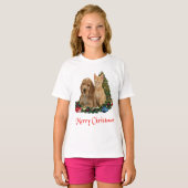 Kersthemden voor dieren t-shirt (Voorkant volledig)