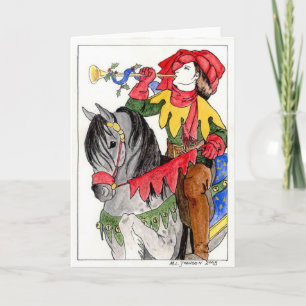 Kerstherald Feestdagen Kaart