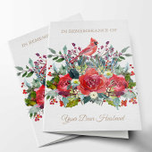 Kerstherdenking Beste echtgenoot Sympathie Feestdagen Kaart