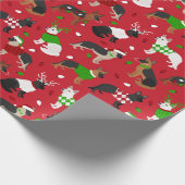 Kerstherder Cadeaupapier (Hoek)