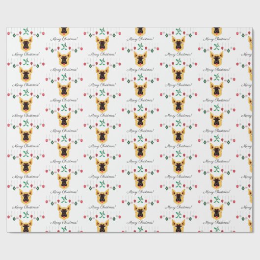 Kerstherder Cadeaupapier (Vlak)