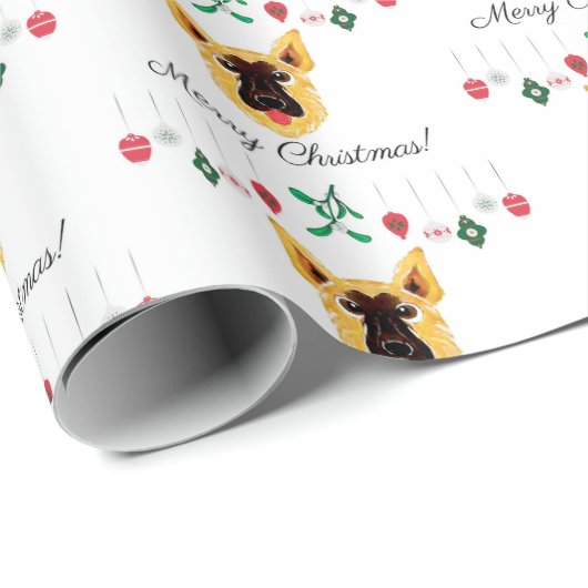 Kerstherder Cadeaupapier (Rol Hoek)