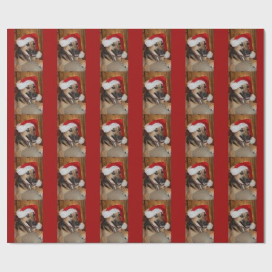 Kerstherder Cadeaupapier (Vlak)