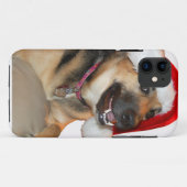 Kerstherder Case-Mate iPhone Case (Achterkant (horizontaal))