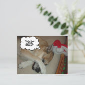 Kerstherder Feestdagenkaart (Staand voorkant)