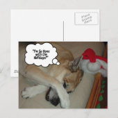 Kerstherder Feestdagenkaart (Voorkant / Achterkant)