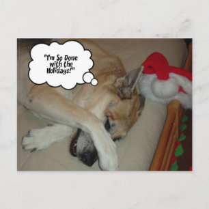 Kerstherder Feestdagenkaart