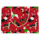 Kerstherder Groot Cadeauzakje (Voorkant)