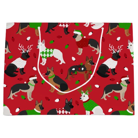 Kerstherder Groot Cadeauzakje (Voorkant)