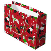 Kerstherder Groot Cadeauzakje (Voorkant Gekanteld)