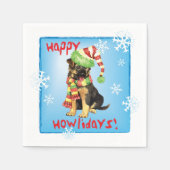 Kerstherder Servet (Voorkant)