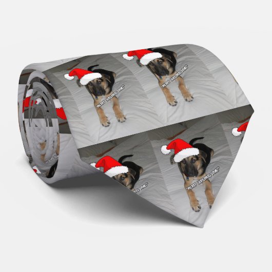 Kerstherder Stropdas (Opgerold)