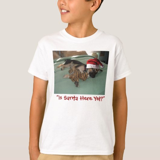 Kerstherder T-shirt (Voorkant)