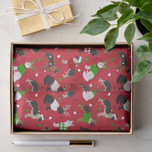 Kerstherder Tissuepapier (Geschenk)