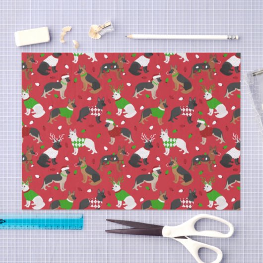 Kerstherder Tissuepapier (Craft)