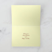 Kerstherinnering Feestdagen Kaart (Binnen)