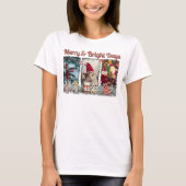 Kerstherinnering: Merry & Bright Days T-shirt (Voorkant)
