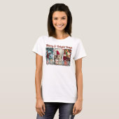 Kerstherinnering: Merry & Bright Days T-shirt (Voorkant volledig)