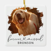 Kerstherinnering voor huisdierherinnering met 2 fo keramisch ornament (Voorkant)