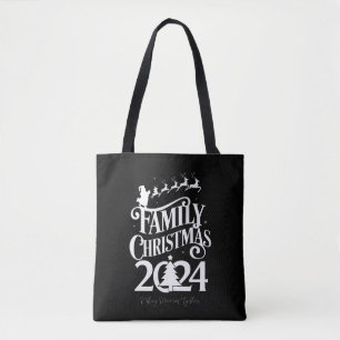 Kerstherinneringen aan Familie 2024 Samen Overeenk Tote Bag